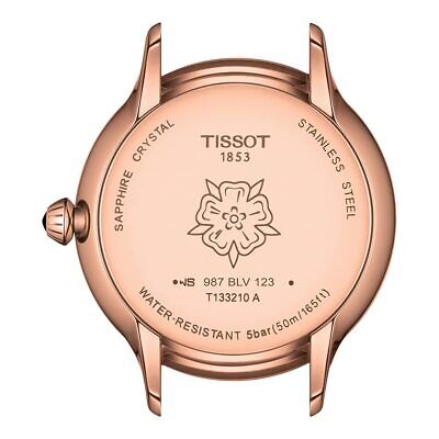 Pre-owned Tissot Ladies T-lady Quartz Diamond Black Dial Watch - T1332103605600