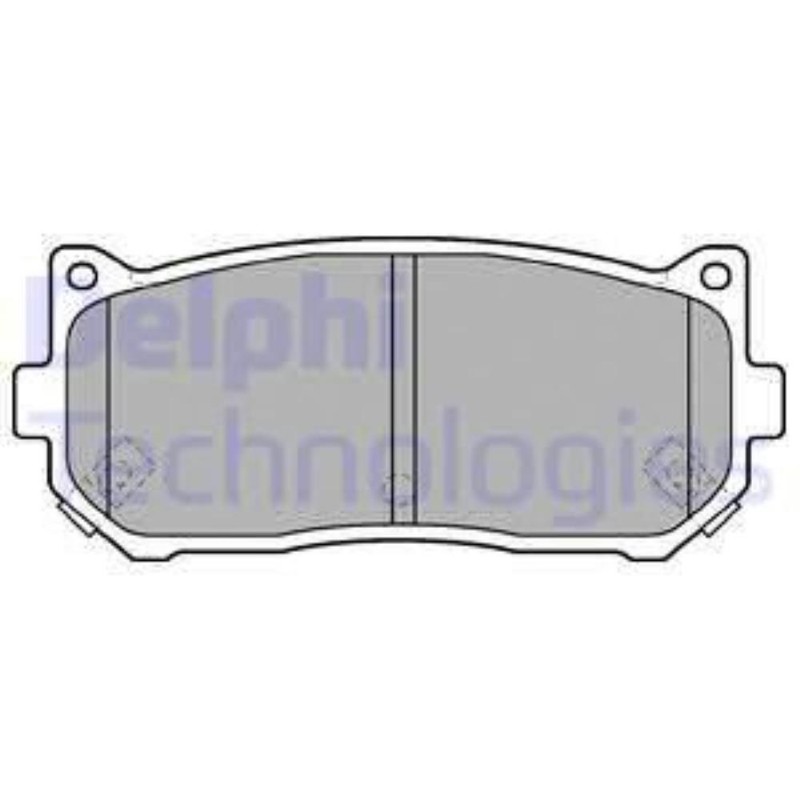 Delphi Frein Bremsbelegsatz ArriÃ¨Re SystÃ¨Me Sumitomo Pour Kia Carens Ii