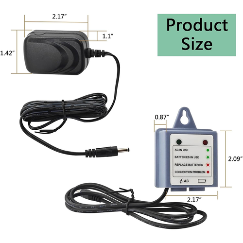 169031 AC Power Cord Adapter Kit Fits for Moen MotionSense Kitchen Faucet Parts