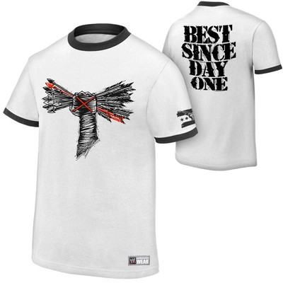 WWE AUTHENTIC CM Punk Best Since Day One White T-shirt - BRAND