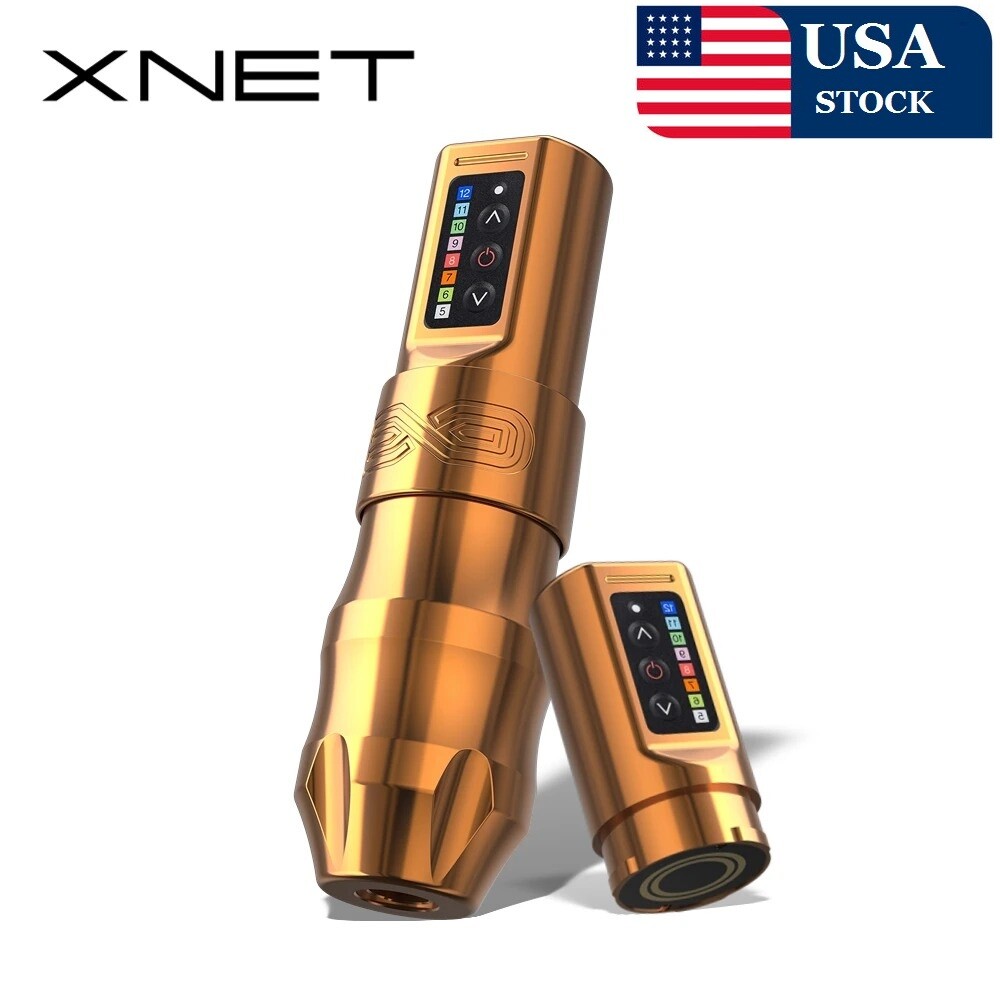 XNET EXO Colorful Wireless Tattoo Machine Rotary Pen 2000mAh