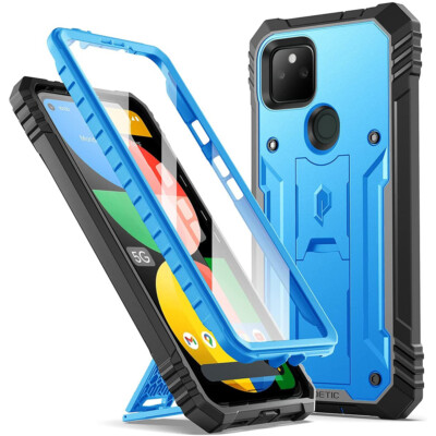 Phone Case for Google Pixel 5a 5g Kickstand Screen Protector Cover shockproof