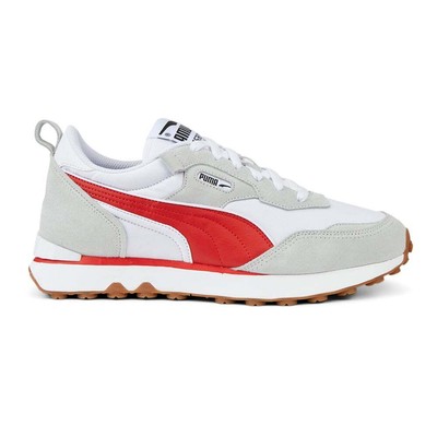 

Мужские кроссовки Puma Rider Fv Essential на шнуровке, серые, красные, белые, повседневная обувь 387, Grey;red;white, Puma Rider Fv Essential Lace Up