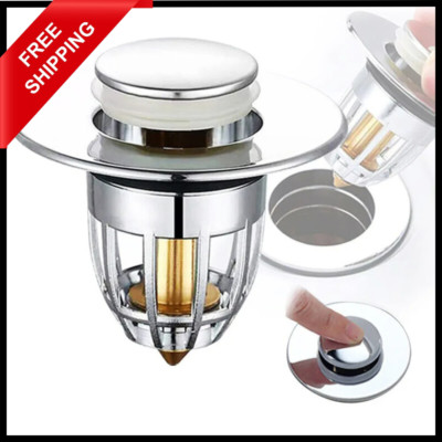 Mer-Maid Universal Magic Drain Sink Stopper To Instantly Replace Broken Stoppers