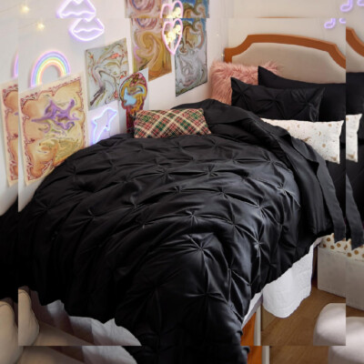 Bedsure Black Twin Comforter Set with Sheets - 5 Pieces Twin, 