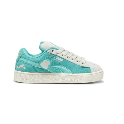 Puma Suede Xl Winston X Squish Молодежные кроссовки на шнуровке для мальчиков Зеленые, серые кроссовки Casual S