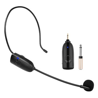 165FT 2.4G UHF Wireless Microphone Headset Mic System Kit For Teaching Lectures