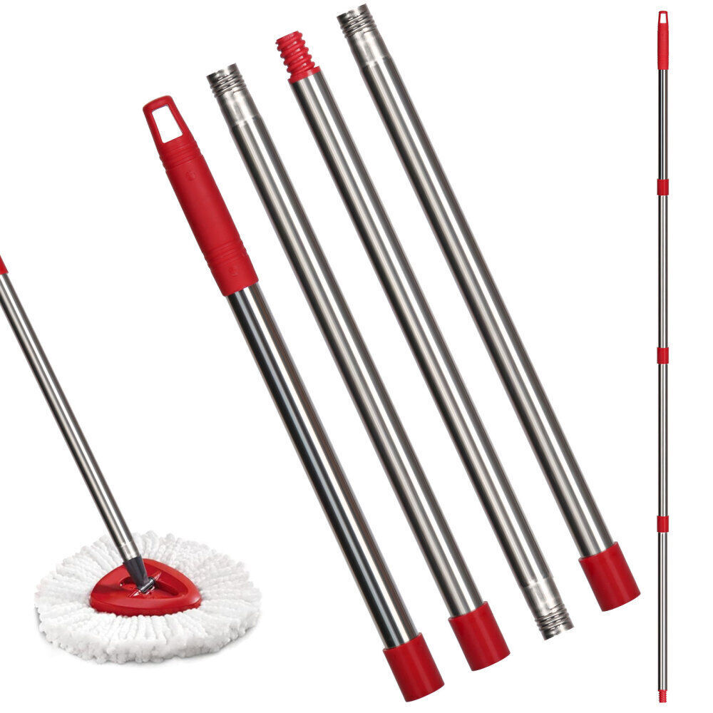 Long Telescopic Mop Pole Handle Replacement 360° Easy Wring For O-Cedar Spin Mop