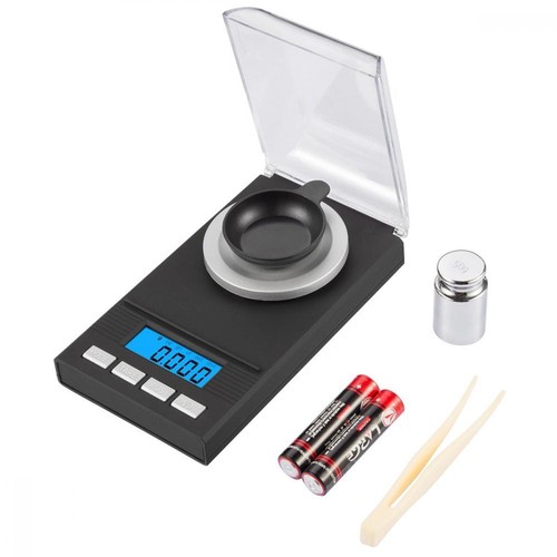 AMIR Taschenwaage, 50/0.001g Milligramm Digitalwaage, Feinwaage, Goldwaage,...
