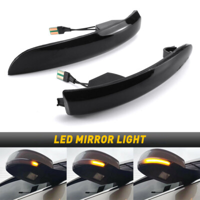 For Ford Focus MK3 2012-18 SE/ST/RS Dynamic Turn Signal Side Mirror Blinker Lamp