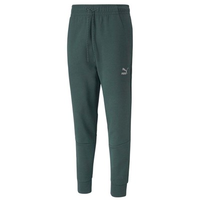 

Puma Classics Tech Drawstring Pants Mens Green Casual Athletic Pants 531512-80, Зеленый, Puma Classics Tech Drawstring Pants