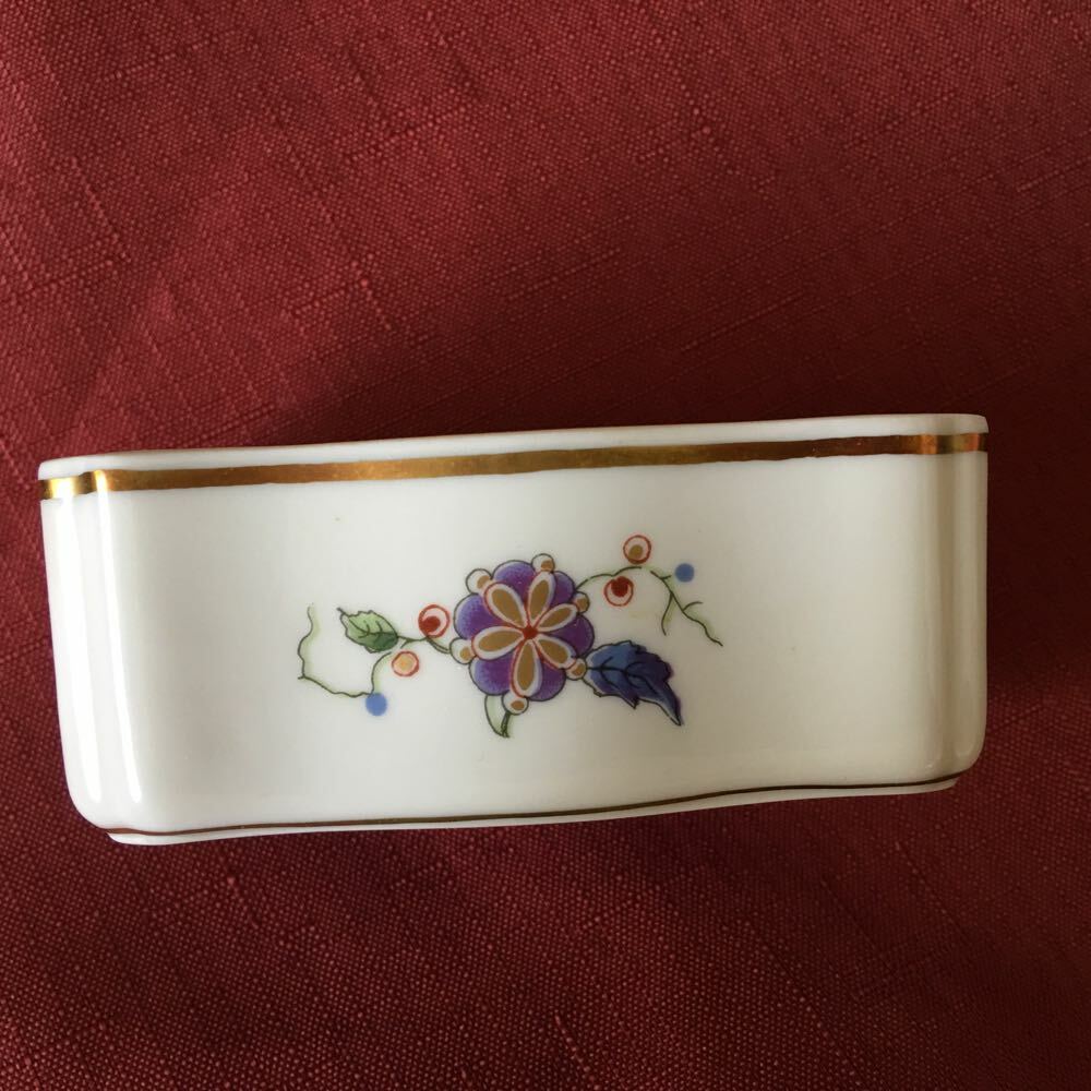 Vintage Richard Ginori Italy Porcelain Oriente Trinket Box