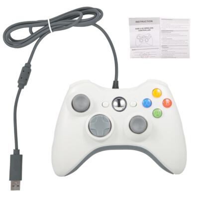 Wired / Wireless Controller For Microsoft  Xbox 360, PC Windows 8/10/11 Gamepad