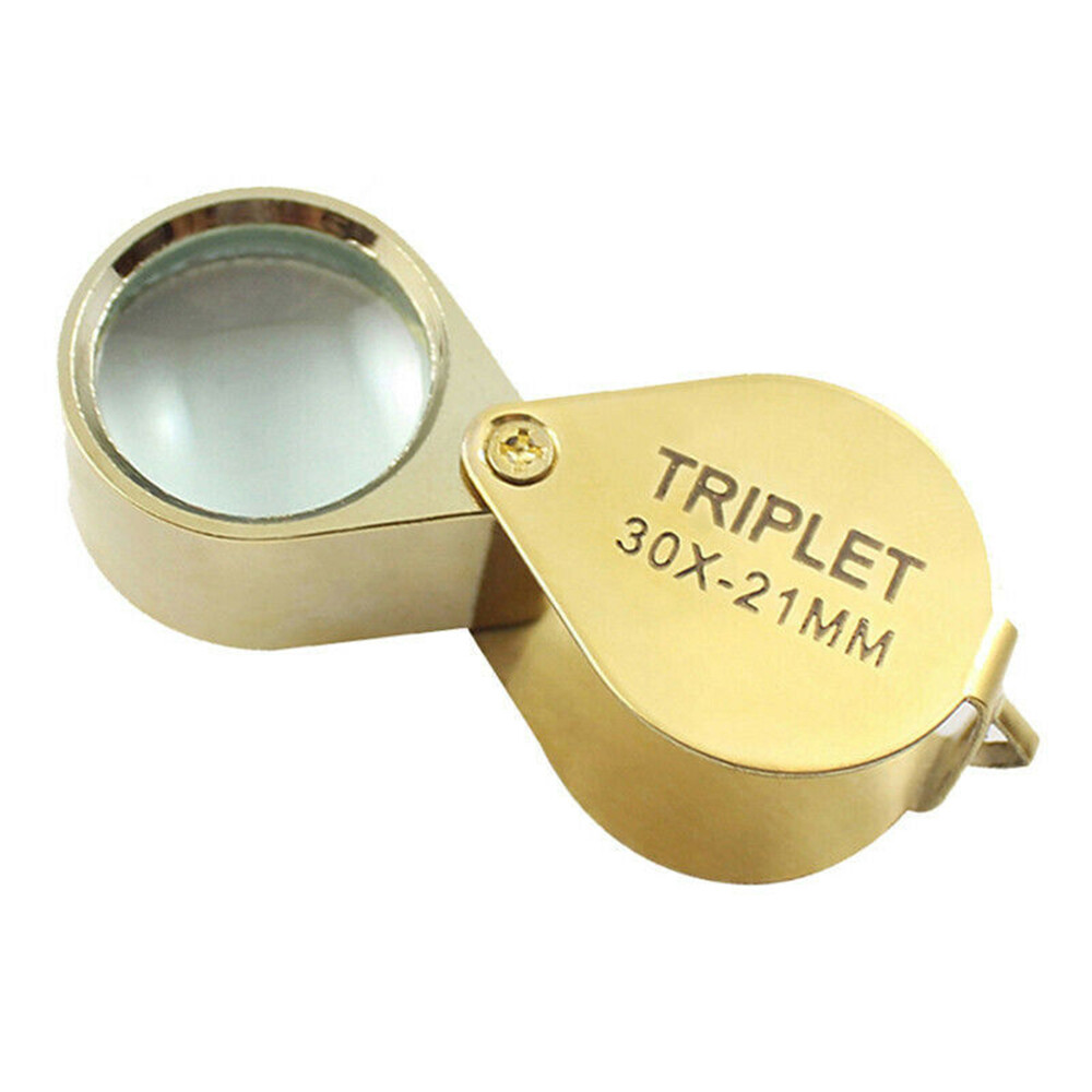 Pocket Jewellers Eye Loupe Magnifier Jewelry Magnifying Glass 30X 21mm