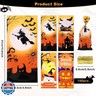 Halloween Treat Bags, Halloween Candy Bags, 100 Pcs Cellophane Goodie Gift Bag Trick or Treat Goody Bag Bulk with Twist Ties for Holiday halloweens Party Favors Supplies