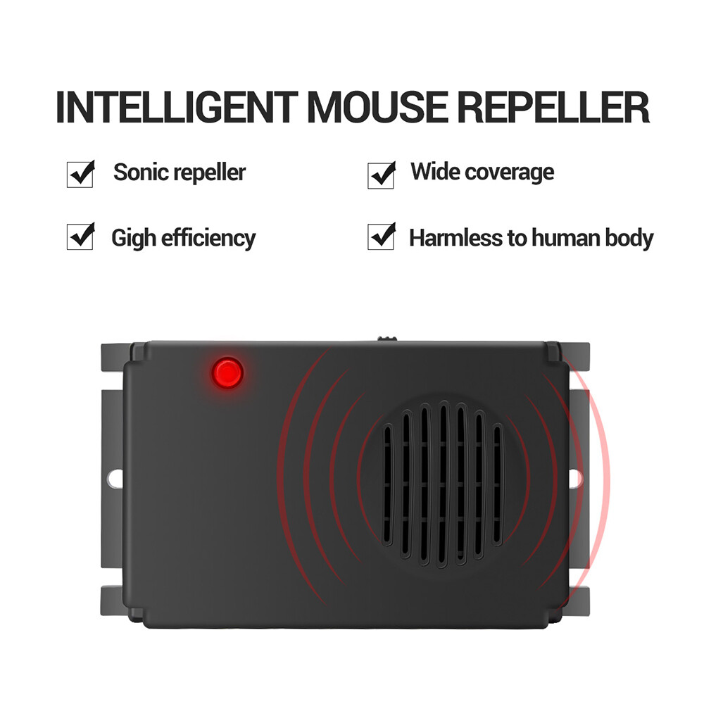 Sonic Pest Repeller Battery Power Electronic Repellent Rat ...