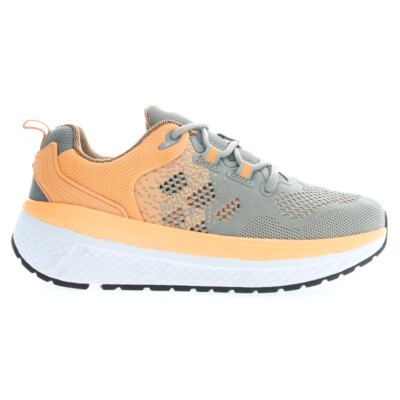 Propet Ultra Lace Up Sneaker Womens Grey, Orange Sneakers Casual Shoes WAA282MGP