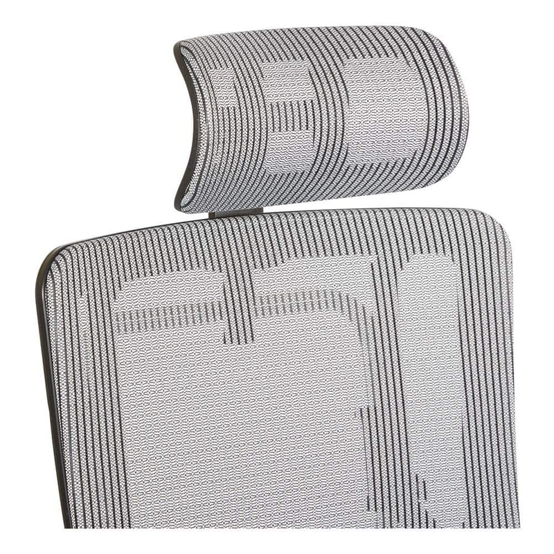 Office Star Products Breathable Vertical Silver Headrest W/ 