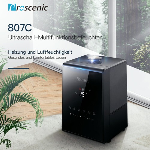 Proscenic Alexa Ultraschall Luftbefeuchter 360a Luftreiniger Aroma Diffuser 5 3l Ebay