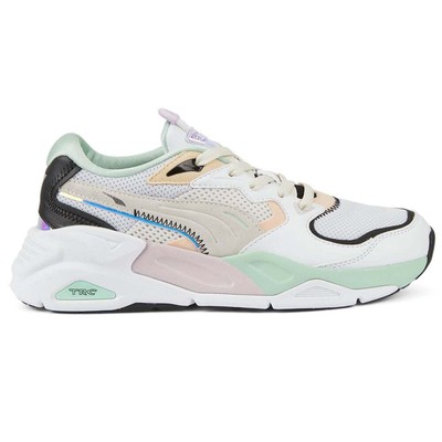 

Женские кроссовки Puma Trc Mira Dimensions на шнуровке черного, зеленого, кремового, белого цвета, Black;green;off white;white, Puma Trc Mira Dimensions Lace Up