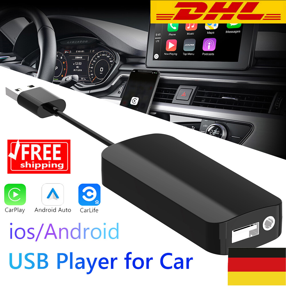CarPlay Android Auto USB Dongle für Android IOS Car Navigation Player Adapter DE