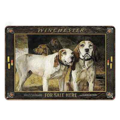 Vintage Hunting Plaque Metal Posters Signs Wall Decor for Man Cave Room home
