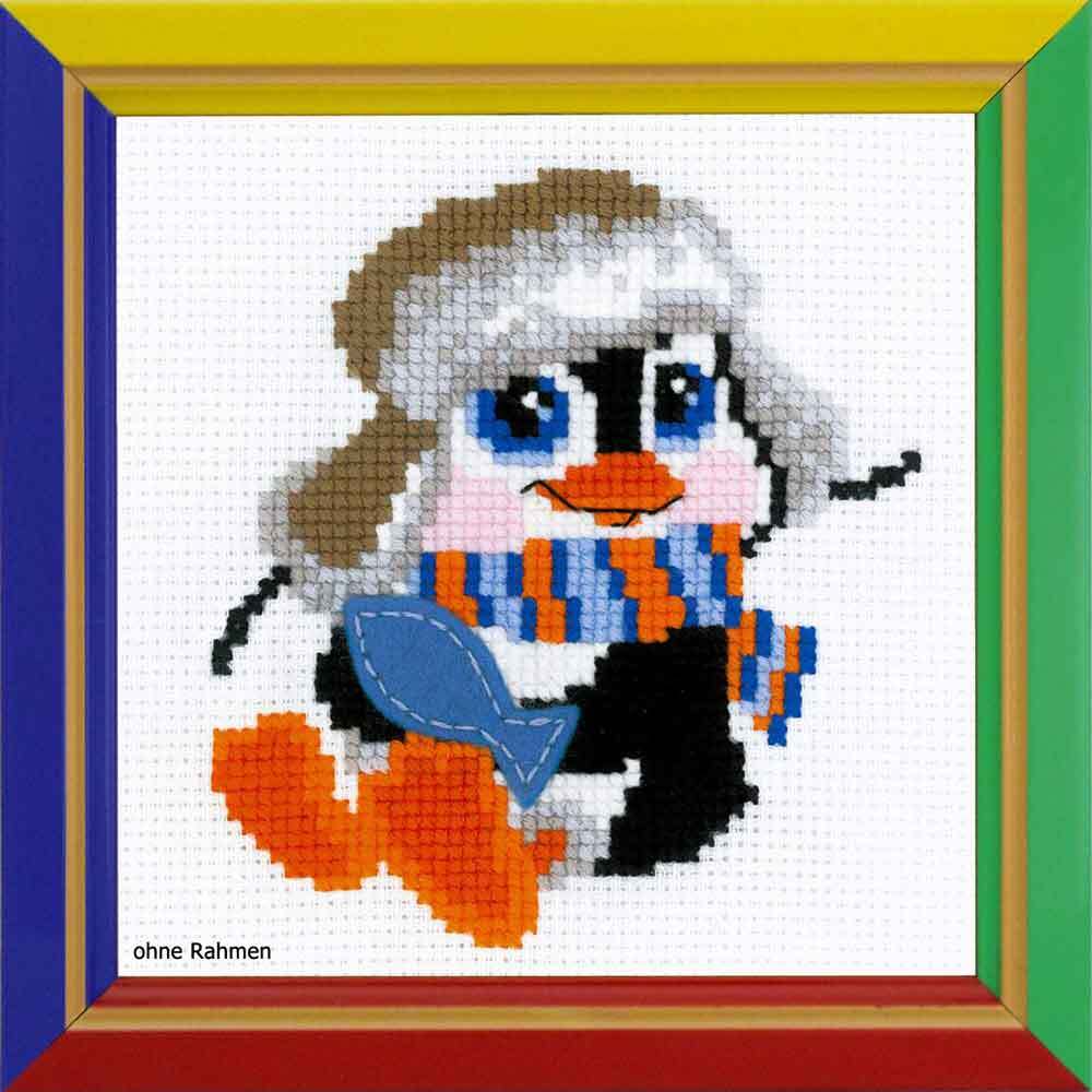 Riolis counted cross stitch Kit Penguin, DIY