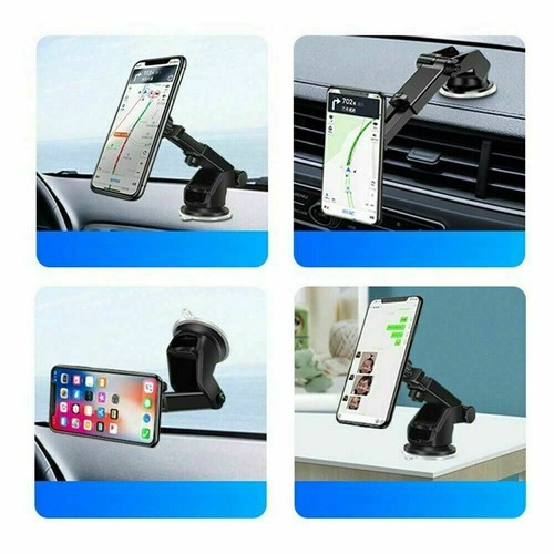 Universal Magnetic Car Mount Holder Dash Windshield Suction Cup For Cell Phone