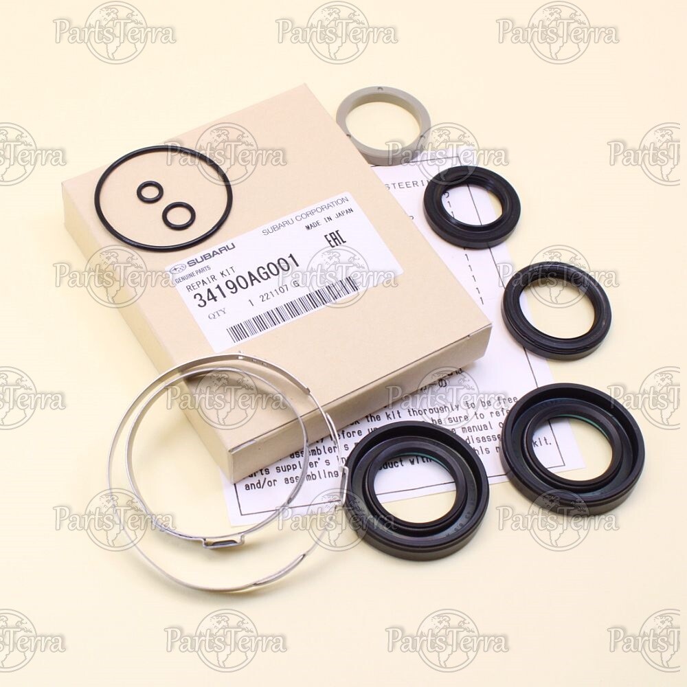 34190AG001 OEM Subaru IMPREZA FORESTER Steering Rack & Pinion Seals Repair Kit