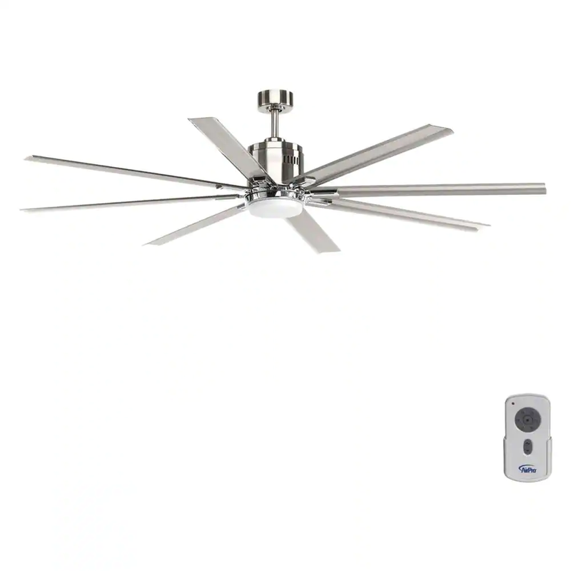 Industrial Ceiling Fan With Light And Remote