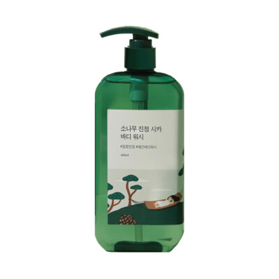 [ROUND LAB] Pine Tree Soothing Cica Body Wash - 400ml / Free Gift