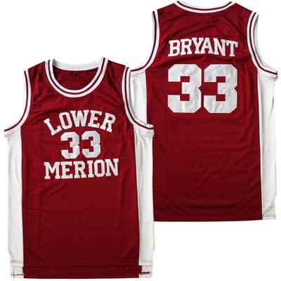 Kobe Bryant #33 Lower Merion High School Jersey Men Size M