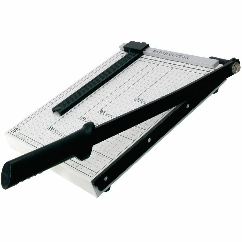 Taglierina Cutter Professionale Ghigliottina Carta Fogli A4 Lama Precisione dfh