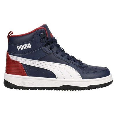

Puma Rebound Rugged High Top Youth Boys Синие кроссовки Повседневная обувь 38824303, Синий, Puma Rebound Rugged High Top Youth