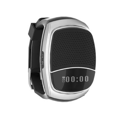 Running Wrist Watch Bluetooth Speaker Portable Display Hands-free Call FM Radio