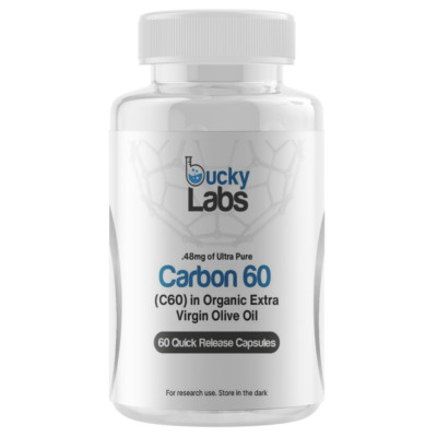C60 Olive Oil Capsules Ultra Pure 99.95% Carbon 60 in Organic Olive Oil