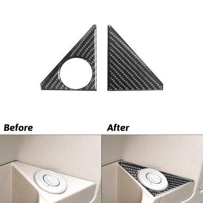 For Cadillac CTS 2003-2007 Vinyl Carbon Fiber Rear Trunk Switch Panel Trim Cover