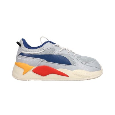 

Puma RsX New Heritage Lace Up Toddler Boys Серые кроссовки Повседневная обувь 39058101, Grey, Puma RsX New Heritage Lace Up Toddler