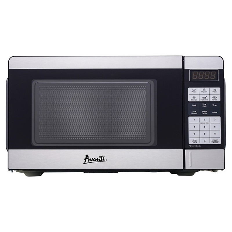 Avanti 0.7 Cu Ft 700 Watts Countertop Microwave - Stainless