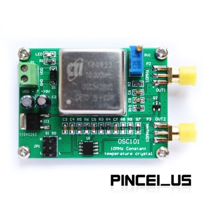 OSC101 OCXO Frequency Reference Crystal Oscillator 10MHz Clock Calibrator Module