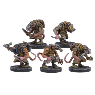 Veer-myn Creepers - Firefight Mantic Deadzone 28mm 40k Skaven Sci-fi Veermyn THG