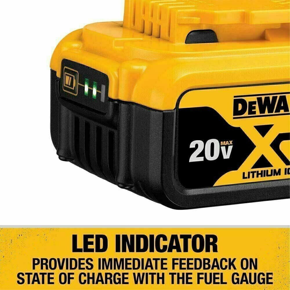 2 New Dewalt DCB205 20V MAX XR 5.0 Ah Power Tool Battery Li-Ion NEW SEALED