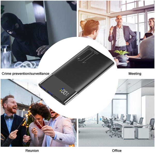 Portable voice recorder for various settings like meetings and offices.