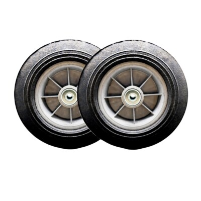 9T14L1 FG9T14L10000 Rubbermaid Tilt Truck Flat Free Replacement Wheel - Set of 2