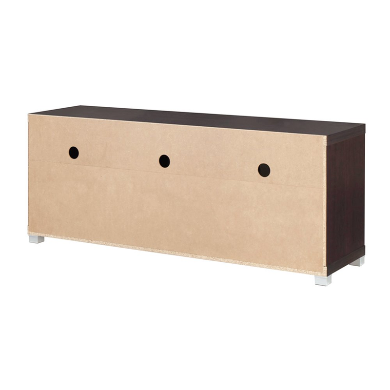 TV Console Wood Stand w/Cabinet Storage Shelf Furniture fits 55 65 up 75 Inch