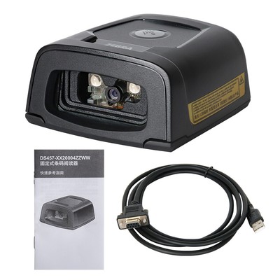Motorola Zebra DS457-SR20004ZZWW 1D/2D Fixed Mount Barcode Scanner USB/RS232 Kit