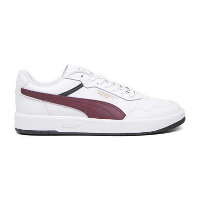 Повседневные мужские белые кроссовки Puma Court Ultra на шнуровке 38936810