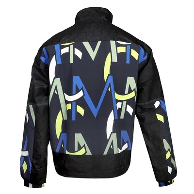 Pre-owned Puma Mcm X Track Full Zip Jacket Mens Black Casual Athletic Outerwear 53700601