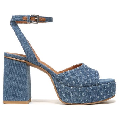 

Zodiac Priya Block Heels TStrap Женские синие повседневные сандалии I5858F2-400, Синий