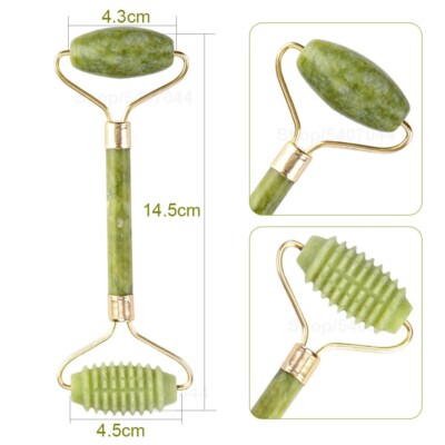 Women Face Massager Jade Roller Facial Skin Care Tools Natural Gouache Scraper
